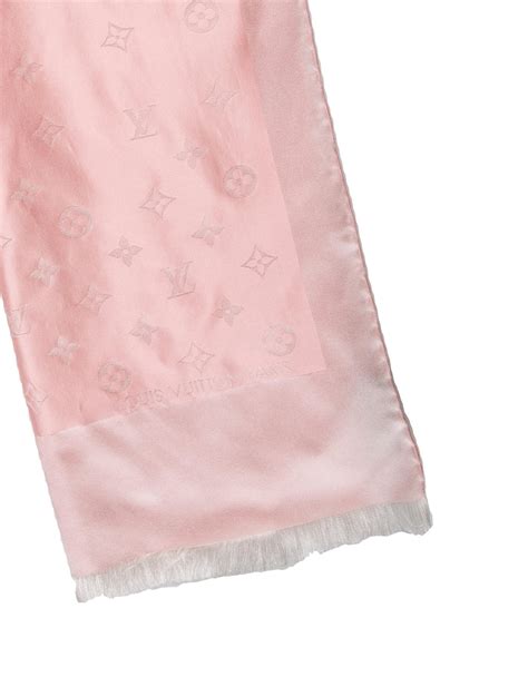 louis vuitton scarf pink gold